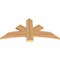 Ekena Millwork Alberta Smooth Timber Gable Bracket, Western Red Cedar, 48"W x 24"H x 1 1/2"D x 5 1/2"F, 12/12 Pitch GBW048X24X0206ALB00SWR - alternate 3
